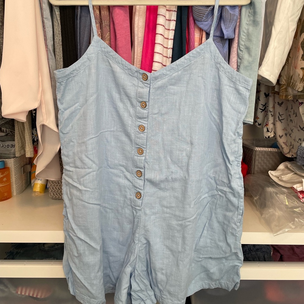 NWOT Roxy blue romper